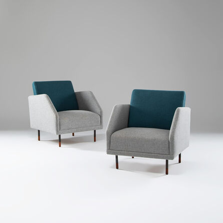 Finn Juhl, ‘Pair of ‘BO77’ easy chairs’, 1953