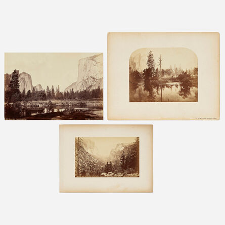 Carleton E. Watkins, ‘Group of three Yosemite Valley photographs’