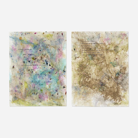 Dan Colen, ‘Untitled (two works from Train Yourself to Lose)’, 2013