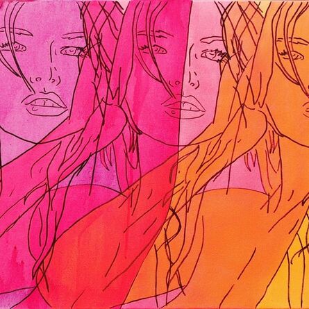 Hilary Bond, ‘Sunset Magenta, Pink, Orange’, 2015