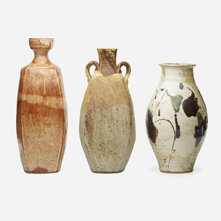 Warren MacKenzie, ‘Vases, collection of three’