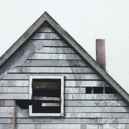 Seth Clark, ‘Roof Top Block (grey-white)’, 2017