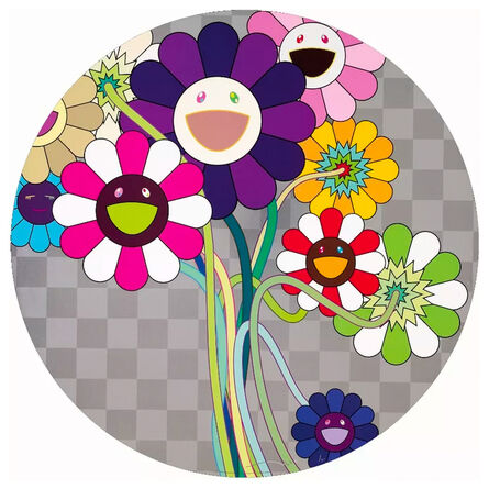 Takashi Murakami, ‘Purple Flowers in a Bouquet’, 2010