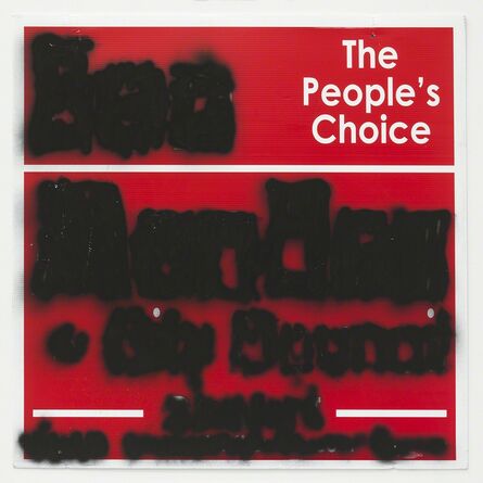 Mark Flood, ‘People's Choice Mute’, 2014