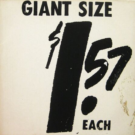 Andy Warhol, ‘1.57 Giant Size (F & S II.2)’, 1963