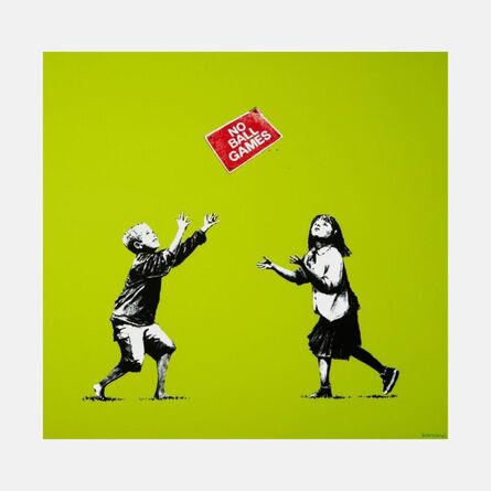 Banksy, ‘No Ball Games’, 2009