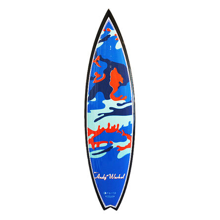 Andy Warhol, ‘Camo Swallowtail Surfboard’, 2015-2019