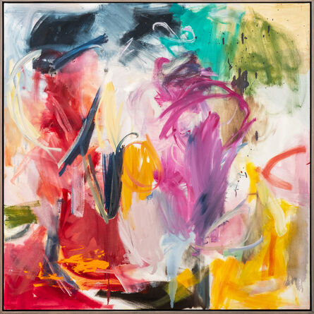 Scott Pattinson, ‘Don't Let That Go - large, vibrant, colourful, gestural abstract, oil on canvas’, 2020