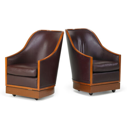 I. M. Pei, ‘Pair of lounge swivel chairs from the Four Seasons Hotel, New York’, 1994