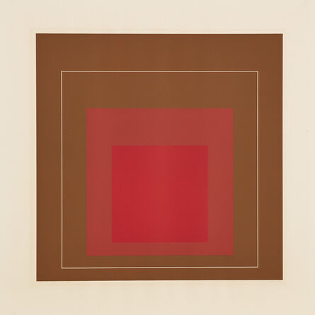 Josef Albers, ‘WLS IV, from White Line Squares (Series I)’, 1966