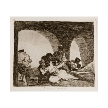 Francisco de Goya, ‘Amarga presencia’, ca. 1863