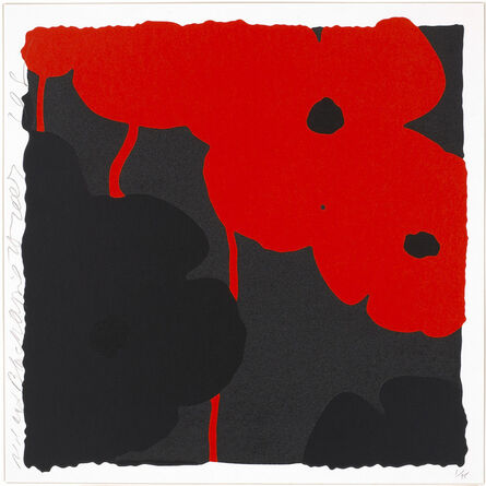 Donald Sultan, ‘Red and Black, April 25, 2007’, 2007