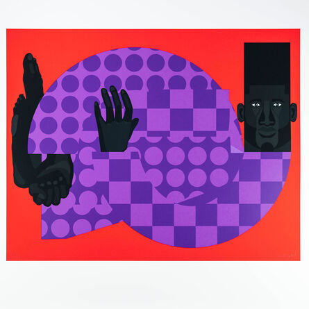 Jon Key, ‘The Man in the Violet Suit (Red No.1)’, 2021