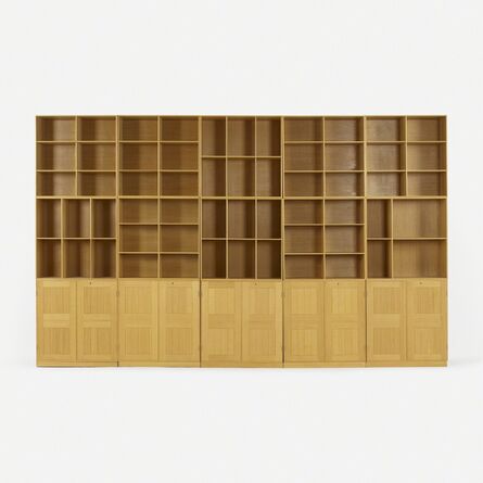 Mogens Koch, ‘bookcases, set of fifteen’, c. 1960