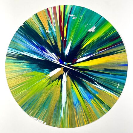 Damien Hirst, ‘Circle Spin Painting - Hand-signed’, 2009