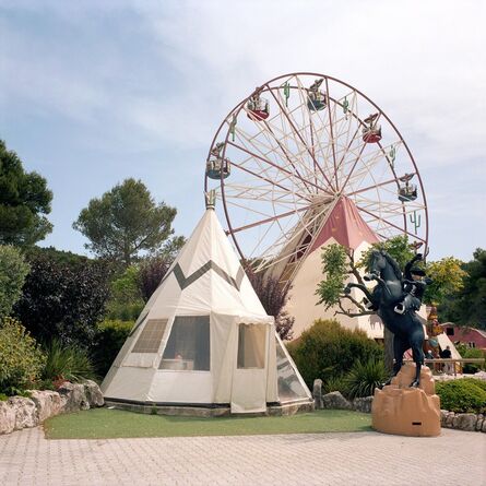 Naomi Harris, ‘Tipi with Ferris Wheel, OK Corral, Cuges Les Pins, France’, 2014