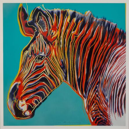 Andy Warhol, ‘Grevy's Zebra, from Endangered Species’, 1983