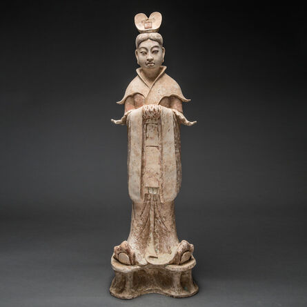 Tang Dynasty, ‘Tang Painted Terracotta Sculpture of a Civic Official’, 618 AD to 906 AD