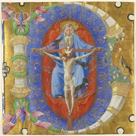 Taddeo Crivelli, ‘Initial B: The Trinity’, 1460-1470