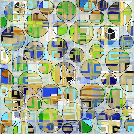 Petra Rös-Nickel, ‘Pattern Green 21-1’, 2020