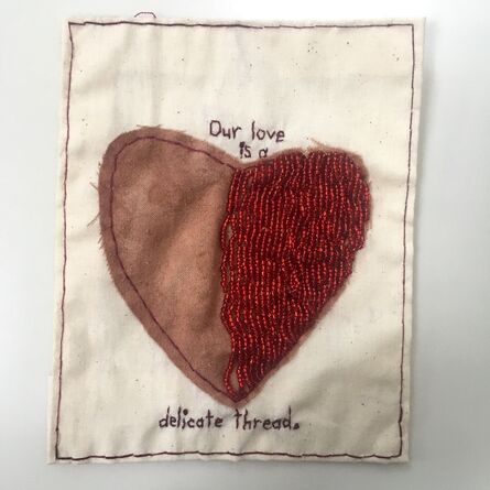 Iviva Olenick, ‘Our Love - love narrative embroidery’, 2019