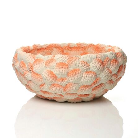 Hitomi Hosono, ‘A Large Orange Coral Bowl’, 2014