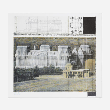 Christo, ‘Wrapped Reichstag VI’, 1993