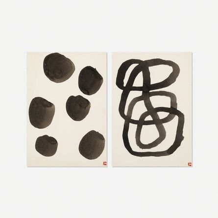 Takeo Yamaguchi, ‘Untitled (two works)’, c. 1980
