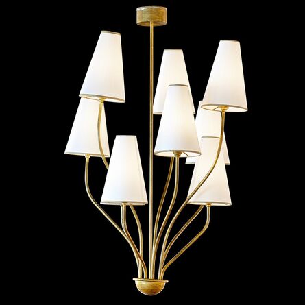 Style of Jean Royère, ‘Nine-arm chandelier’, 1950s