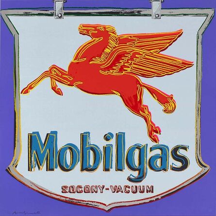 Andy Warhol, ‘Mobilgas (F. & S. II.350) (Signed)’, 1985