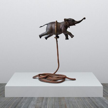 Gillie and Marc Schattner, ‘Flying elephant on short rope’, 2022