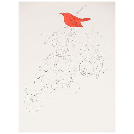 Andy Warhol, ‘Bird on a Fruit Branch’, 1957