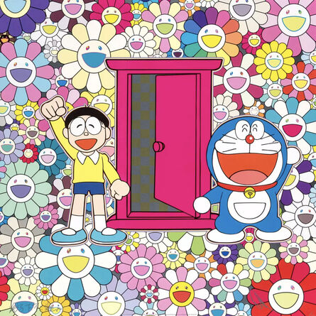 Takashi Murakami, ‘We Came to the Field of Flowers Through Anywhere door (Dokodemo Door)’, 2018