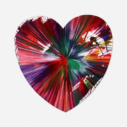 After Damien Hirst, ‘Heart Spin Painting’, 2009