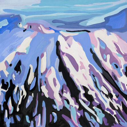 Christine Sharp, ‘Mount St. Helens’, oil on panel
