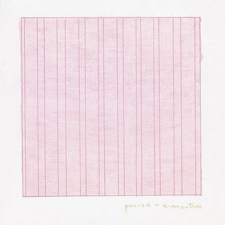 Agnes Martin, ‘Praise’, 1976