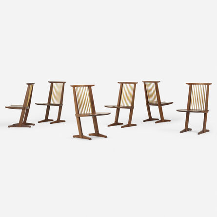 Mira Nakashima, ‘Conoid chairs, set of six’, 2008