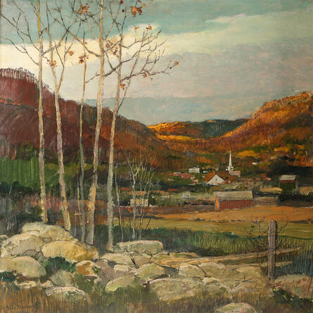 Eric Sloane, ‘November Sunset’, Mid 20th century
