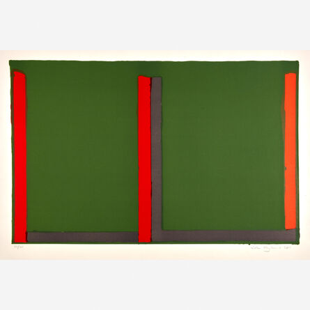John Hoyland, ‘Large Green Swiss; Untitled; Untitled II; Untitled III (4)’