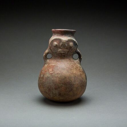 Unknown Pre-Columbian, ‘Burnished Terracotta Vessel of a Zoomorphic Figure’, 500 AD to 900 AD