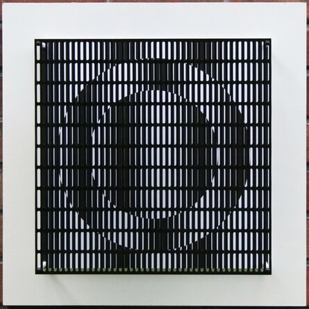 Antonio Asis, ‘vibration cercles noir et blanc’, 2010