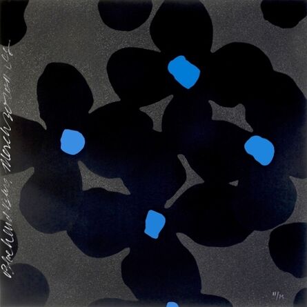 Donald Sultan, ‘Black and Blues’, 2011
