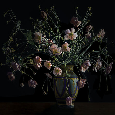T.M. Glass, ‘Japanese Anemones in an Arts and Crafts Movement Vase’, 2017