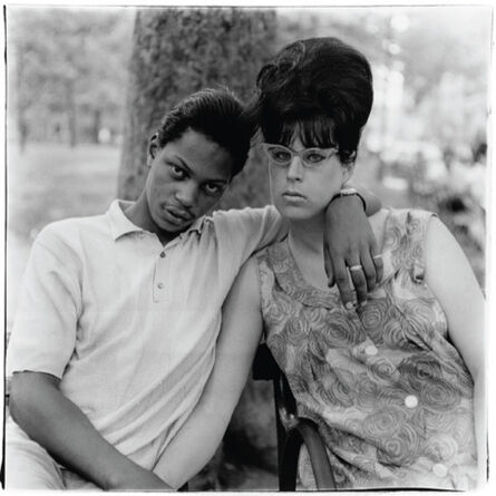 Diane Arbus, ‘A young man and his pregnant wife in Washington Square Park, N.Y.C’, 1965