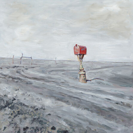 Hung Liu 刘虹, ‘Red Mailbox’, 2020