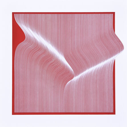Roberto lucchetta, ‘White Red Surface’, 2019