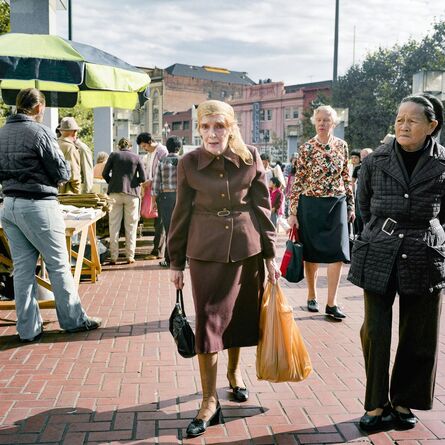 Janet Delaney, ‘Woman in Brown Suit at the Heart of the City Farmers Market, 1983’, 2018