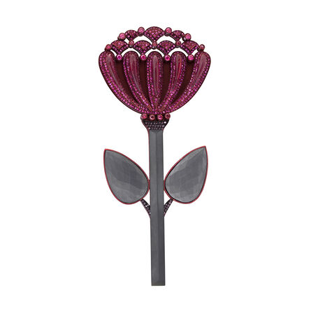 William Ehrlich, ‘Ruby Chrysanthemum Pin’, 2012