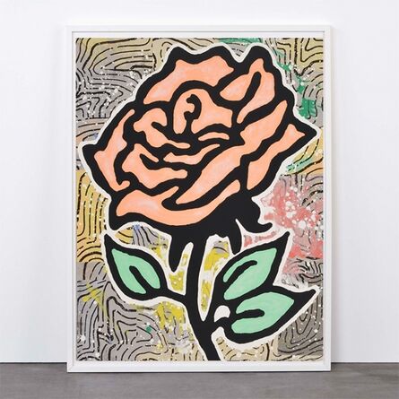 Donald Baechler, ‘Orange Rose’, 2015