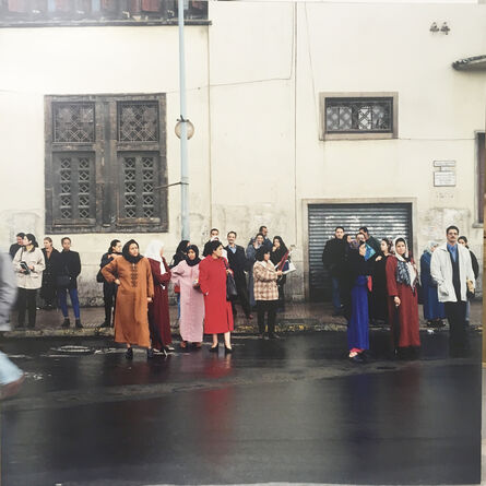 Yto Barrada, ‘Le détroit - Arret Bus, Casablanca 2002 - The strait project - bus stop - Casablanca 2002 ’, 2002